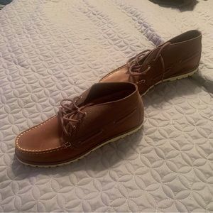 Mens sperry 9.5 brown leather shoes